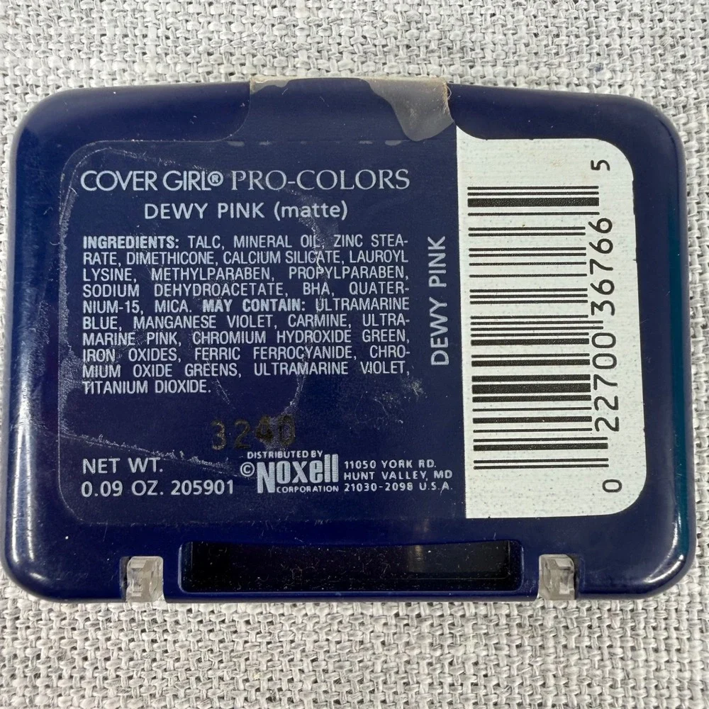 Cover Girl Pro Colors Dewy Pink‎ Matte Eyeshadow Matte .09 Oz VINTAGE New